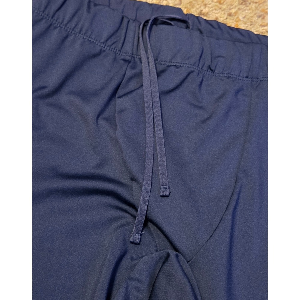Nike Dri-Fit Running Tights Pants Mens Size Medium Blue Zip Legs - Picture 9 of 11